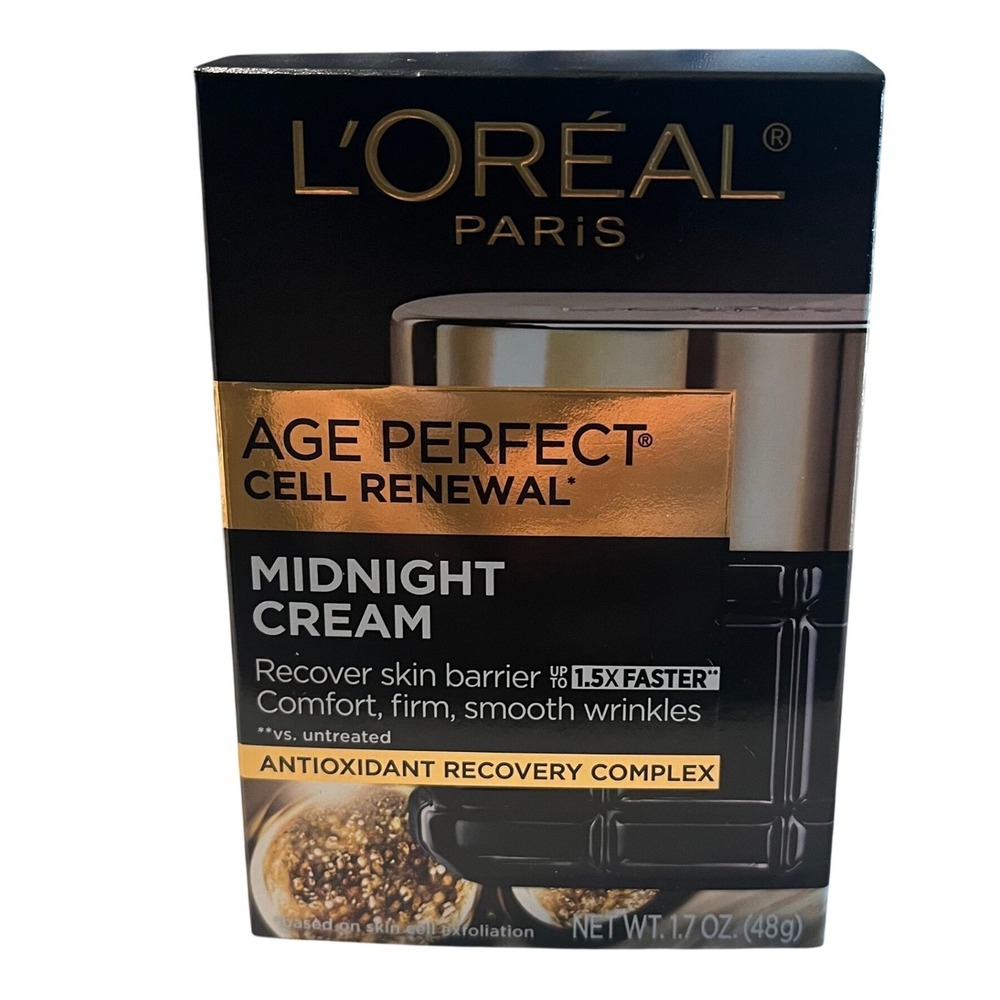 L'Oreal Paris Age Perfect‎ Cell Renewal Midnight Cream 1.7 oz Night Moisturizer